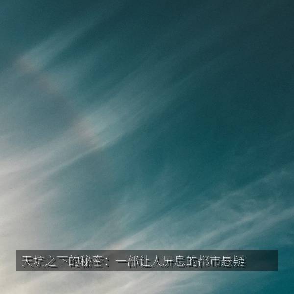 天坑之下的秘密：一部让人屏息的都市悬疑